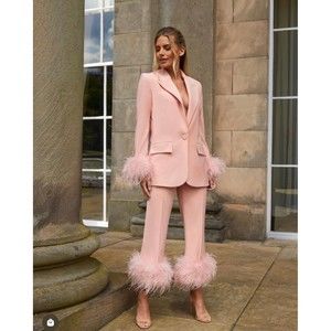 BLUSH BLAZER & TROUSERS (BRAND NEW w/ tags!)